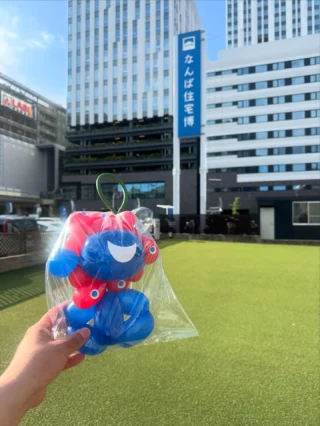バルーンミャクミャク頂きました
#相談担当
#大阪府建築士会 
#なんば住宅博
